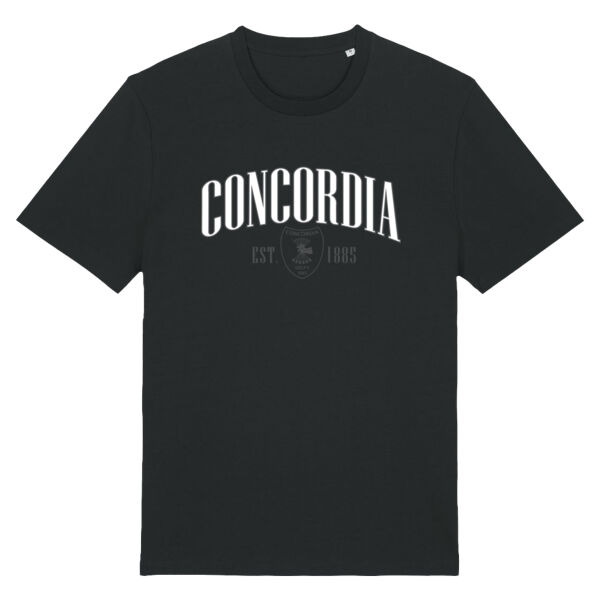 Concorda logo T-shirt zwart Thumbnail