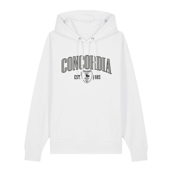 Concordia Logo Hoodie wit Thumbnail