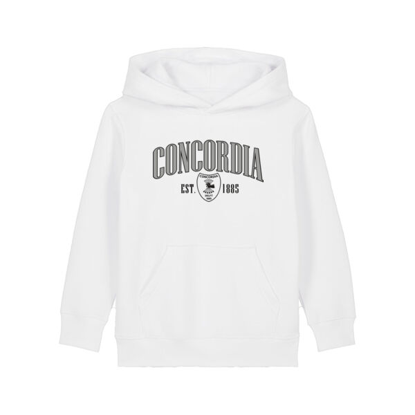 Concordia Logo Hoodie Kids wit Thumbnail